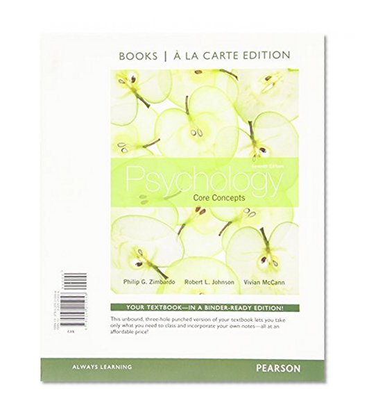 Psychology: Core Concepts, Books a la Carte Plus NEW MyPsychLab with eText -- Access Card Package (7th Edition)