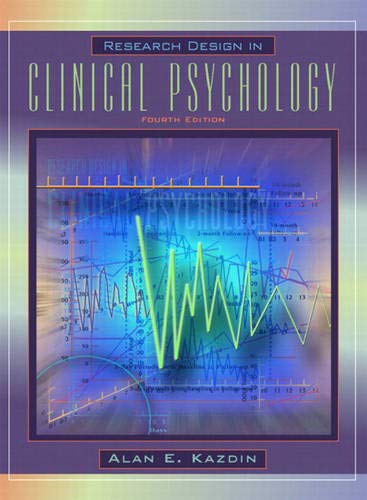 Book Cover Research Design in Clinical Psychology