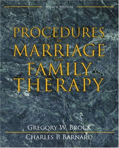 Book Cover Procedures in Marriage and Family Therapy (4th Edition)