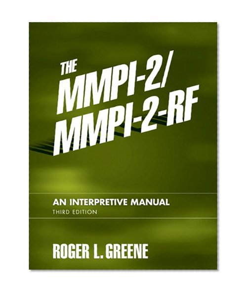 Book Cover The MMPI-2/MMPI-2-RF: An Interpretive Manual (3rd Edition)