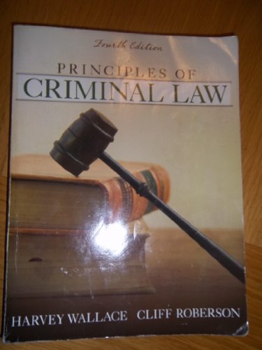 Principles of Criminal Law (4th Edition)