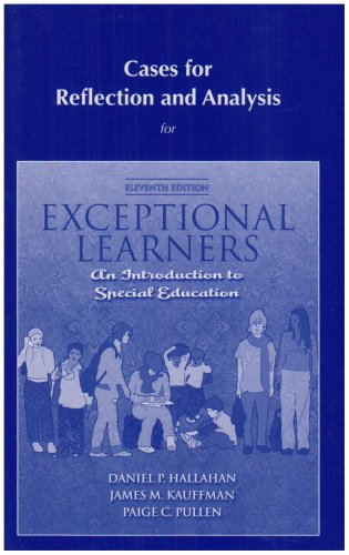 Book Cover Cases for Reflection and Analysis for Exceptional Learners: Introduction to Special Education (11th Edition)