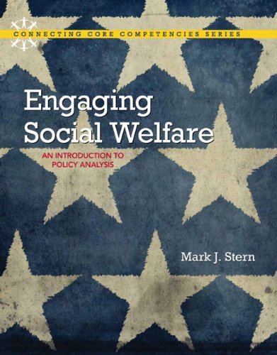 Book Cover Engaging Social Welfare: An Introduction to Policy Analysis (Connecting Core Competencies)