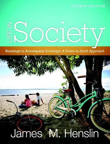 Book Cover Life In Society: Readings for Sociology: A Down-to-Earth Approach