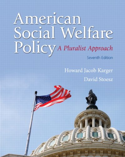 Book Cover American Social Welfare Policy: A Pluralist Approach (7th Edition)
