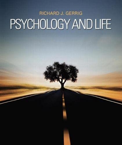 Book Cover Psychology and Life (Mypsychlab)