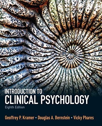 Book Cover Introduction to Clinical Psychology (8th Edition)