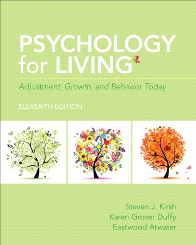 Book Cover Psychology for Living: Adjustment, Growth, and Behavior Today
