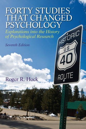 Book Cover Forty Studies that Changed Psychology (7th Edition)