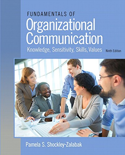 Book Cover Fundamentals of Organizational Communication (9th Edition)