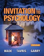 Book Cover Invitation to Psychology (6th Edition)