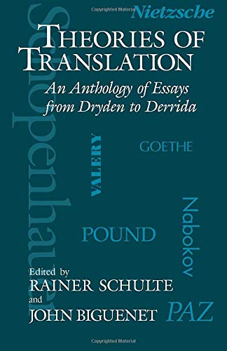 Book Cover Theories of Translation: An Anthology of Essays from Dryden to Derrida