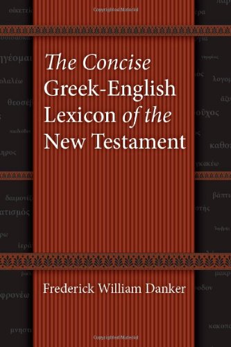 Book Cover The Concise Greek-English Lexicon of the New Testament
