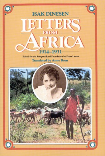 Book Cover Letters from Africa, 1914-1931