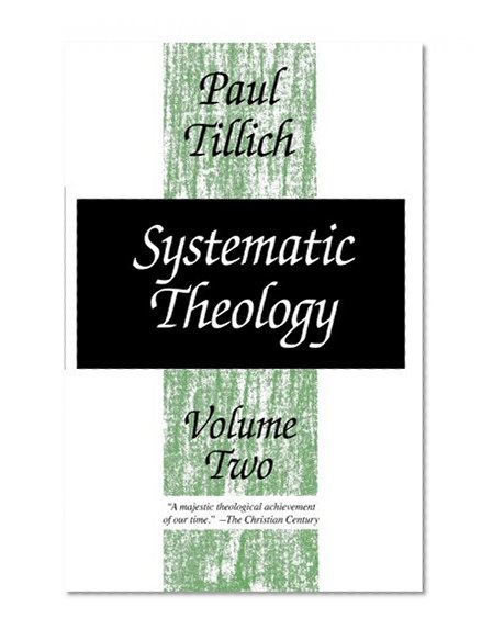 Book Cover Systematic Theology, vol. 2: Existence and the Christ