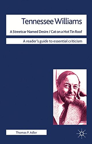 Book Cover Tennessee Williams - A Streetcar Named Desire/Cat on a Hot Tin Roof (Readers' Guides to Essential Criticism)