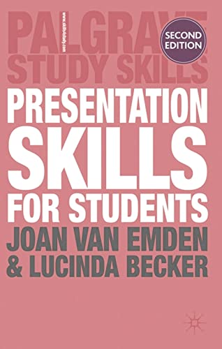 Presentation Skills for Students (Palgrave Study Skills)