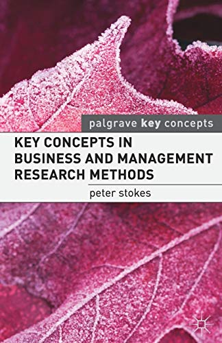 Book Cover Key Concepts in Business and Management Research Methods
