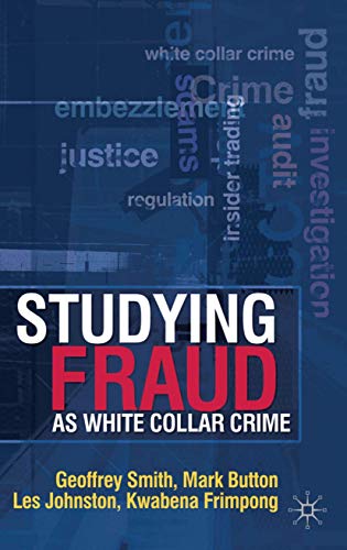 Book Cover Studying Fraud as White Collar Crime