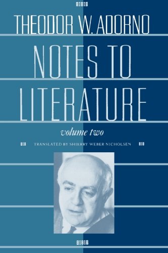 Book Cover Notes to Literature, Volume 2