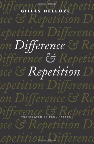Book Cover Difference and Repetition