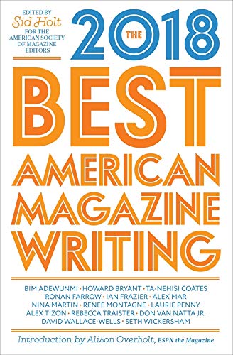 Book Cover The Best American Magazine Writing 2018