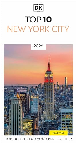 DK Top 10 New York City: Top 10 lists for your perfect trip, plus an all-weather folded map (Pocket Travel Guide)