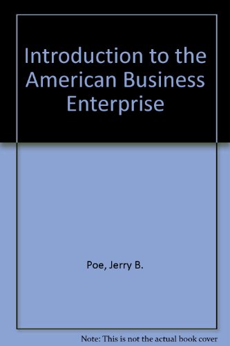 An Introduction to the American Business Enterprise