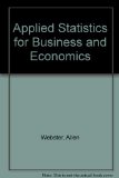 Applied Statistics for Business and Economics