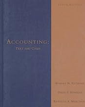Accounting:Text and Cases