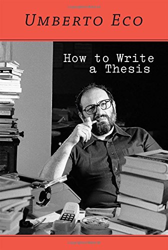 Book Cover How to Write a Thesis (MIT Press)