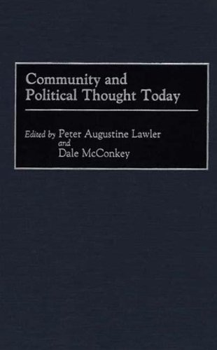 Community and Political Thought Today