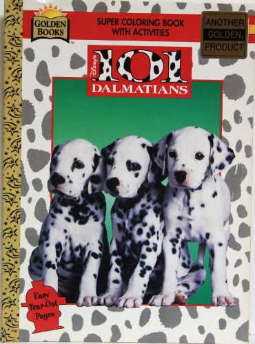 Disney's 101 Dalmations (Super Colring Book with Activities, 8539-30)