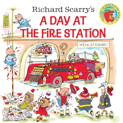 Book Cover Richard Scarry's A Day at the Fire Station (Pictureback(R))