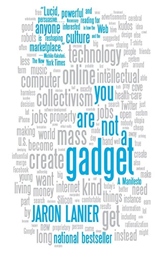 Book Cover You Are Not a Gadget: A Manifesto
