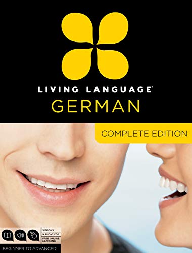 Book Cover Living Language German, Complete Edition: Beginner through advanced course, including 3 coursebooks, 9 audio CDs, and free online learning