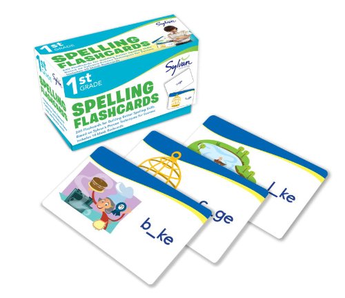 Book Cover First Grade Spelling Flashcards (Flashcards Language Arts)