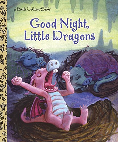 Book Cover Good Night, Little Dragons (Little Golden Book)
