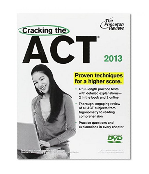 Cracking the ACT with DVD, 2013 Edition (College Test Preparation)