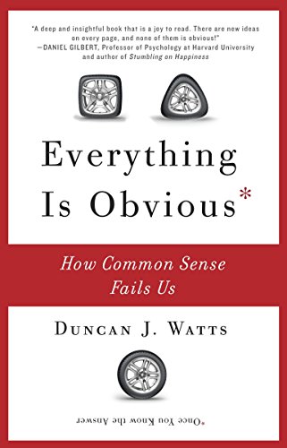 Book Cover Everything Is Obvious: How Common Sense Fails Us