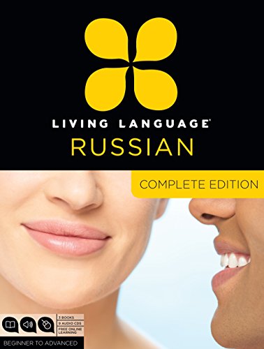 Book Cover Living Language Russian, Complete Edition: Beginner through advanced course, including 3 coursebooks, 9 audio CDs, and free online learning