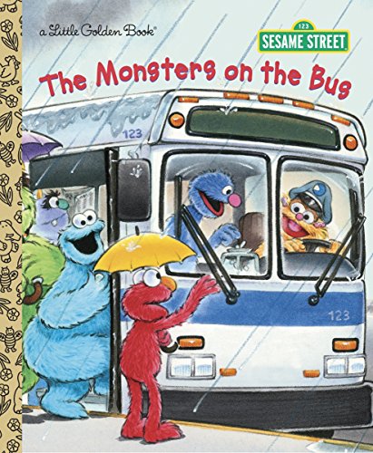 Book Cover The Monsters on the Bus (Sesame Street) (Little Golden Book)