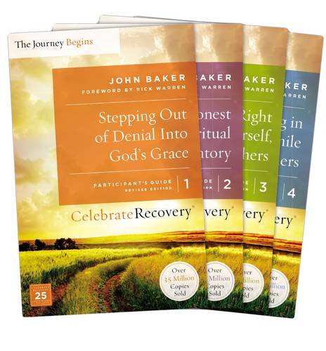 Book Cover Celebrate Recovery Updated Participant's Guide Set, Volumes 1-4: A Recovery Program Based on Eight Principles from the Beatitudes