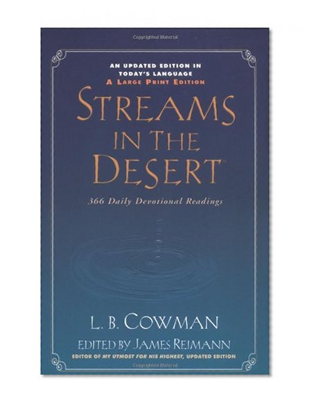 Book Cover Streams in the Desert: 366 Daily Devotional Readings