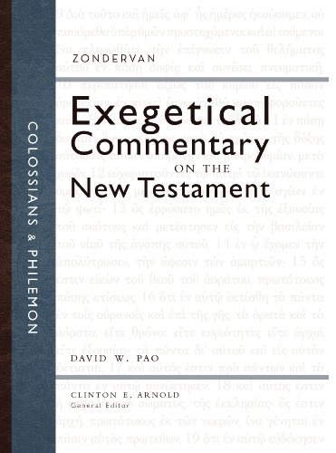 Colossians and Philemon (Zondervan Exegetical Commentary on the New Testament)