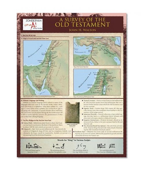 Book Cover A Survey of the Old Testament Laminated Sheet (Zondervan Get an A! Study Guides)
