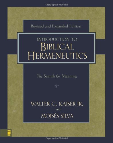 Book Cover Introduction to Biblical Hermeneutics: The Search for Meaning