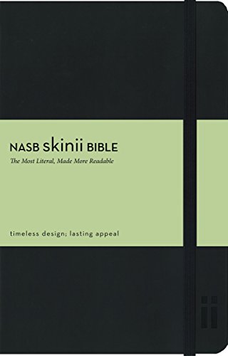 Book Cover NASB, Skinii Bible, Leathersoft, Black