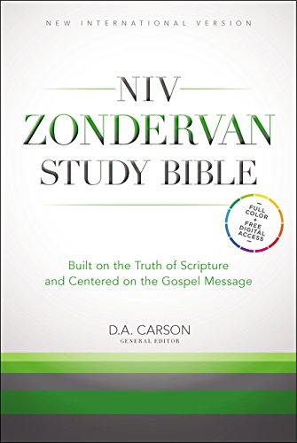 Book Cover NIV Zondervan Study Bible, Hardcover: Built on the Truth of Scripture and Centered on the Gospel Message