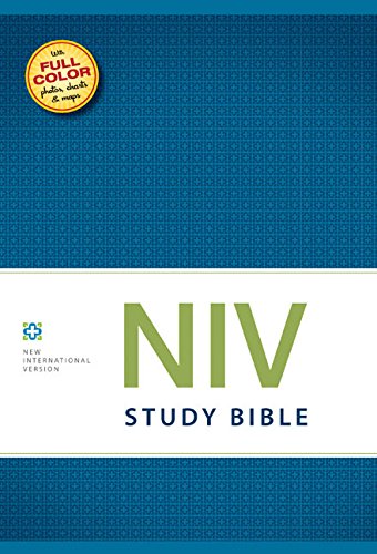 Book Cover NIV Study Bible, Hardcover, Red Letter Edition